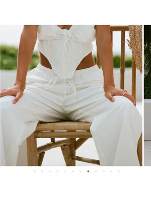 SABO Skirt Ginny Top in white small thumbnail 4
