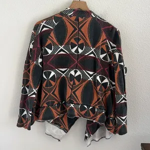 Free People Tribal Urban Cardigan Sweater Oversized XS thumbnail 6