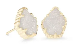 Kendra Scott Tessa gold Iridescent drusy studs thumbnail 1