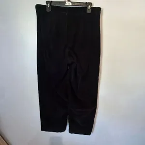 Everlane The Corduroy Wide Leg Pant Black High Rise Size 12 Fall Casual #900 thumbnail 6