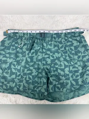 REI CO-OP Womens Trailmade Amphib Shorts Large Green Teal Hiking Outdoor Swim thumbnail 8