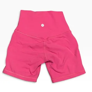 Lululemon Align High-Rise Biker Yoga Short 6" Lip Gloss Pink Nulu W7BRWS Size 0 thumbnail 2