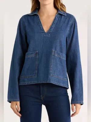 Habitual denim top thumbnail 1