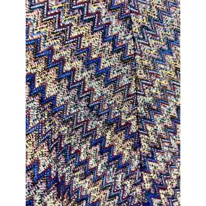 Anthropologie Maeve Shift‎ Dress Chevron Zigzag Multicolor Knit Ruffle S thumbnail 7