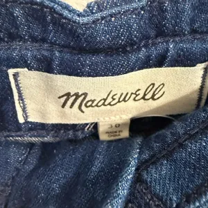 Madewell The Denim Pull-On Wide-Leg Pant Size 30 EUC thumbnail 7