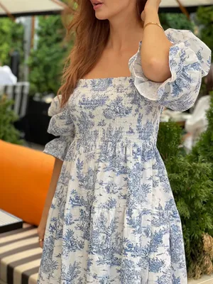 Nothing Fits But Kiko Dress Puff Sleeve Midi Feminine Romantic CottageCore thumbnail 6