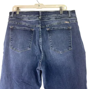 KanCan Maurices High Rise Curvy Dark Destructed Skinny Jeans Size 33 thumbnail 5
