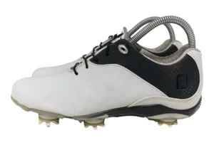 FootJoy DNA Golf Shoes Womens 6.5 White Black Spiked Cleats Athletic FJ thumbnail 1