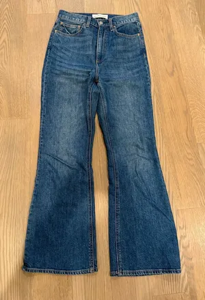 Denim Forum Dark Blue Flare Jeans Size undefined thumbnail 1