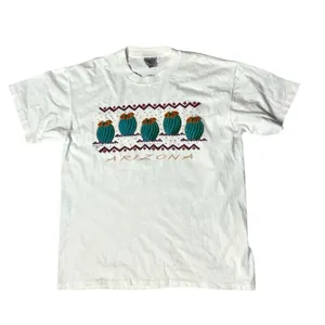ONEIDA White Arizona T Shirt Cactus Single Stitch 1993 Size XL UNISEX thumbnail 3