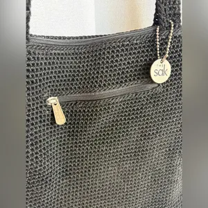 The‎ Sak Black Crochet shoulder bag with Hang Tag EUC thumbnail 4