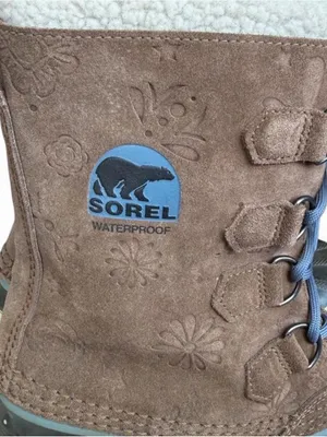 Sorel Women's Sz 11 Suede 10" Winter Boots Rubber & Leather NL1966-202 Lace Up thumbnail 9