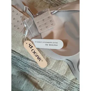 OEAK Women Wireless Seamless Scalloped Bra Blush Pink Size Medium NEW thumbnail 3