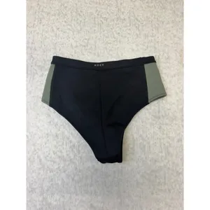 Roxy Pro Performance Highwaist Bikini Bottoms‎ Black Green ERJX404851 Womens M thumbnail 6