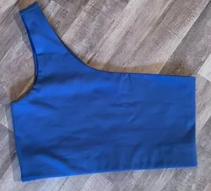 Girlfriend Collective One Shoulder Sports Bra size small thumbnail 1