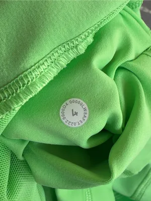 Lululemon Hotty Hot High-Rise Skirt *Long Scream Green Light Size 4 thumbnail 8
