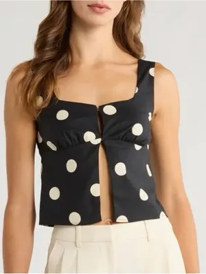 Reformation polka dot tank! thumbnail 1