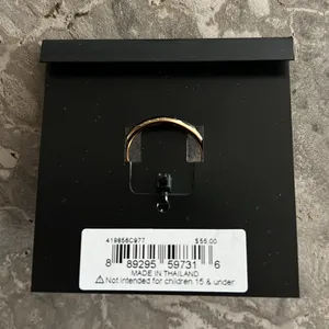 Coach Gold Pearl Ring with Signature “C” Size 9 New w/Tag thumbnail 4
