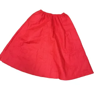Poodle Skirt Red Felt Hand Made Elastic waist silver glitter dog w/ leash sz S/M thumbnail 4