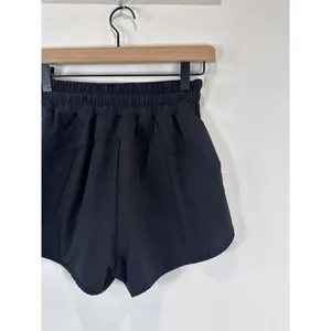 Lululemon Womens Shorts Black Track That High Rise Lined Athletic Stretch Size 4 thumbnail 8