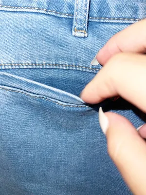 Sidereal Classic Women's Light Blue Double Button Jeans with Casual Straight Leg thumbnail 5