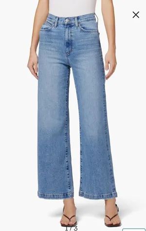 Joe’s High Rise Wide Leg Ankle Crop Jeans thumbnail 1