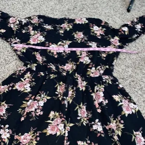 5/$30 🎈 Xhilaration large floral‎ long sleeved dress thumbnail 6