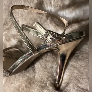 Wild Diva Women's Rhinestone Embellished Straps Formal Stiletto High Heels thumbnail 9