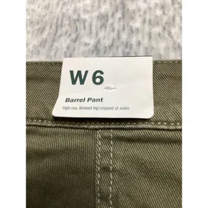 Alpine Design Womens Barrel Pant Vintage Olive Green High Rise Crop ADW24905 6 thumbnail 5