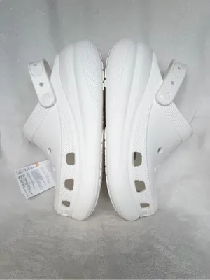 Crocs Classic Crush Platform Clogs White Color Unisex M8/W10 NEW thumbnail 6