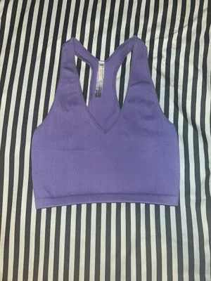FP Movement purple crop tank top thumbnail 1