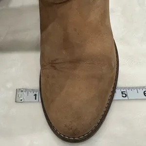 1937 Footwear Brown Over the Knee Suede Boots with Timeless Style thumbnail 8