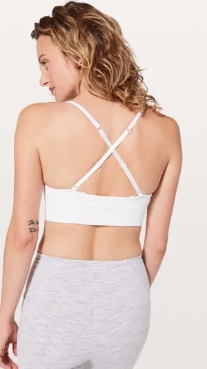 Lululemon Awakening Bra White 4 thumbnail 5