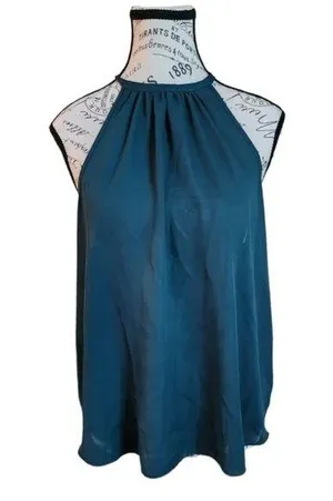 Windsor Blue Racerback Tank Top Size Small thumbnail 1