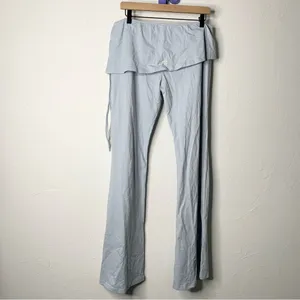 MOTEL‎ ROCKS XL NEW JACIE FLARE TROUSER OVERSKIRT LIGHT BABY BLUE Y2K 2000s thumbnail 4
