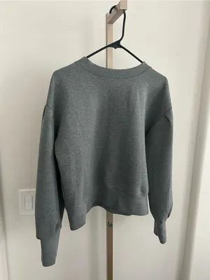Albion Puff sleeve Neo Crop Sweatshirt Women’s Large $128 thumbnail 2