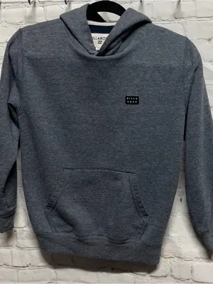 Billabong Gray Pullover Hoodie – Size Small thumbnail 7