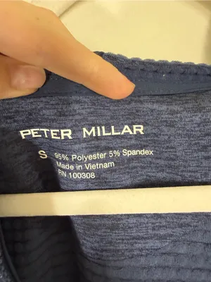 NWT Peter Millar Peter Millar Women's Navy Maven Full-Zip Hoodie Blue thumbnail 5