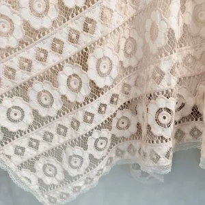 Free‎ People "Just Like Honey" ivory lace Mini dress Size 8 Boho Feminine thumbnail 9