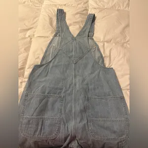 Outerknown Light Blue Denim Overalls for Women - NWT - Size M cotton thumbnail 8