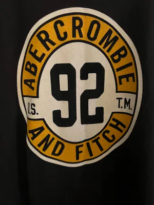 Vintage Men’s XL Abercrombie & Fitch Navy Crewneck thumbnail 5