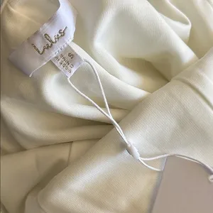 NEW LULUS Regal Classic White Sleeveless Twist-Back Maxi Dress SZ SMALL thumbnail 12