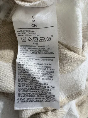 Pajama Pants S Beige White Plaid Old Navy Cotton Straight Leg Sleepwear thumbnail 6