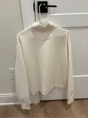 NWT Bad Birdie At Ease Quarter zip Size XL White thumbnail 7