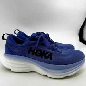 Hoka One One Bondi 8 Running Shoes Sneakers Stellar Blue Cosmos 9.5B thumbnail 3