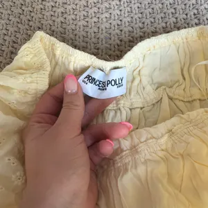Princess Polly Butter Yellow Eyelet Smocked Mini Dress thumbnail 3