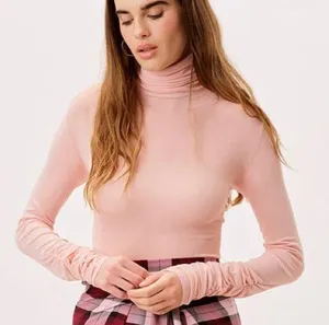 Revolve For Love And Lemons Pink Sadie Turtleneck Top Size XXS thumbnail 1