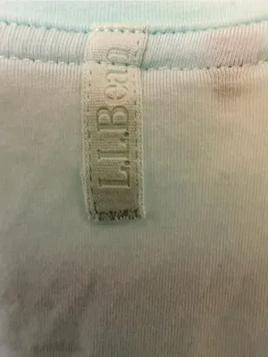 L.L. Bean Women's Pale Blue V-Neck Sleeveless Tank thumbnail 3
