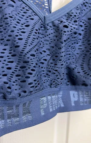 Pink Sport Lightly Line Sports Bra thumbnail 4