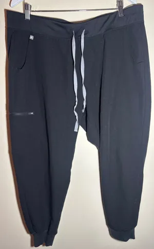 FIGS Zamora Jogger Scrub Pants XXL Black Grey 25” inseam thumbnail 1